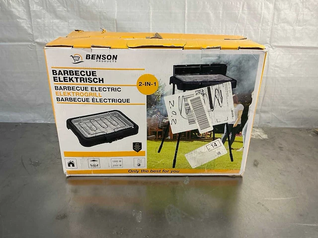 Benson products elektrisch barbecue (2x) - afbeelding 1 van  3