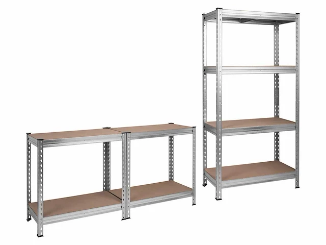 Benson stelling verstelbare planken - 180x90x40 cm - afbeelding 1 van  5