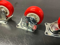 Benson swivel castor zwenkwiel (4x) - afbeelding 3 van  6