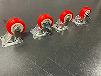 Benson swivel castor zwenkwiel (4x) - afbeelding 2 van  6