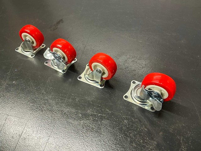 Benson swivel castor zwenkwiel (4x) - afbeelding 4 van  6