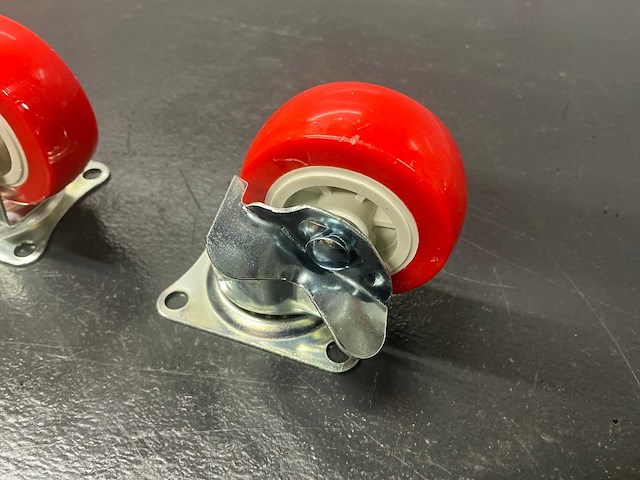 Benson swivel castor zwenkwiel (4x) - afbeelding 5 van  6