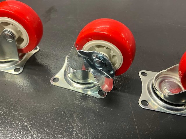 Benson swivel castor zwenkwiel (4x) - afbeelding 3 van  6