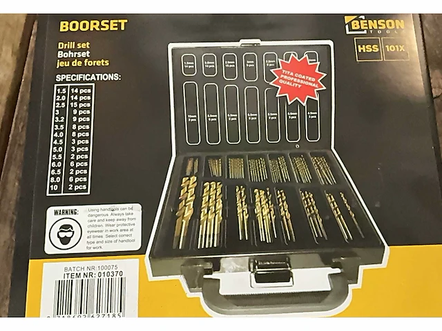 Benson titanium 101 delig borenset - afbeelding 4 van  5