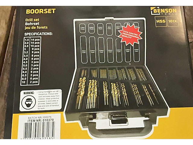 Benson titanium 101 delig borenset - afbeelding 2 van  5