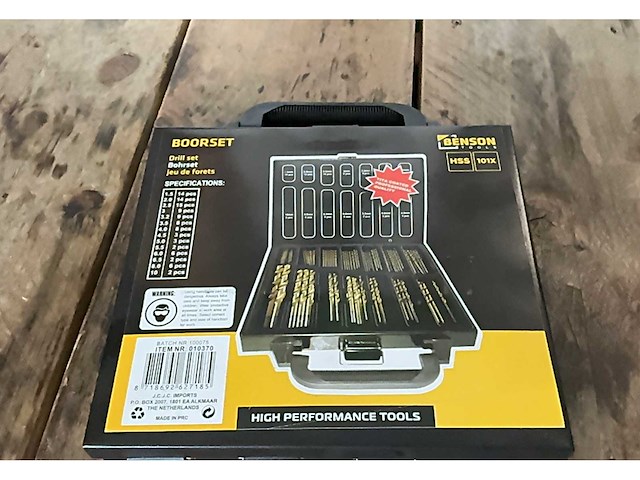 Benson titanium 101 delig borenset - afbeelding 1 van  4