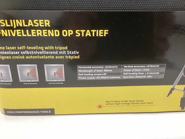 Benson zelfnivellerend bouwlaser - kruislijnlaser met statief - afbeelding 3 van  4