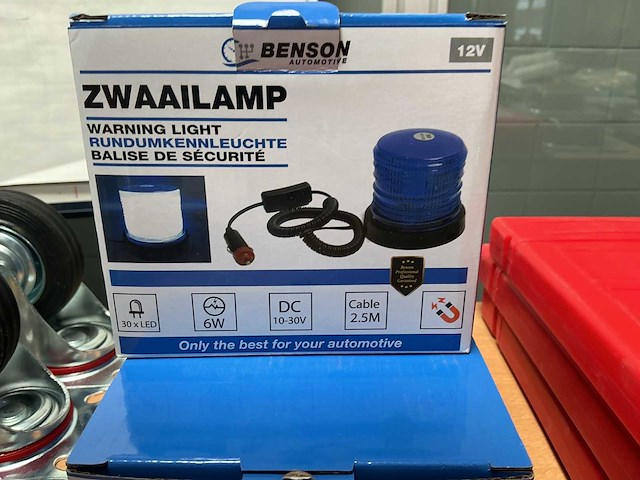Benson zwaailamp (3x) - afbeelding 1 van  3