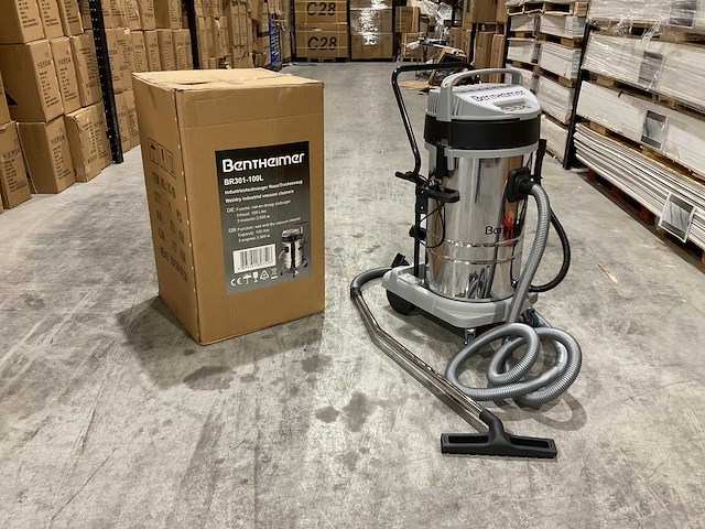 Bentheimer br301-100l industriële stofzuiger - afbeelding 1 van  39