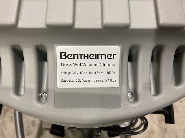 Bentheimer br301-100l industriële stofzuiger - afbeelding 7 van  11