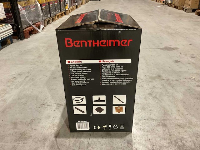 Bentheimer br308-30l 30 liter stofzuiger - afbeelding 7 van  13