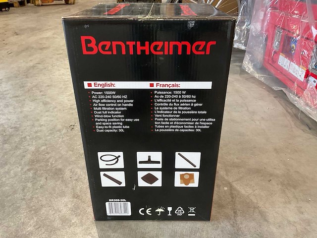 Bentheimer br308-30l 30 liter stofzuiger - afbeelding 5 van  12