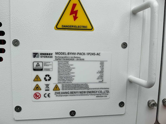 Beny 2025 byhv-230sac 230kwh batterijopslag - afbeelding 2 van  21
