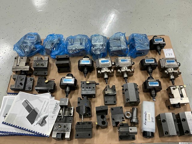 Benz bmt 40 aangedreven gereedschappen 10 stuks, 22 beitelhouders - afbeelding 2 van  7