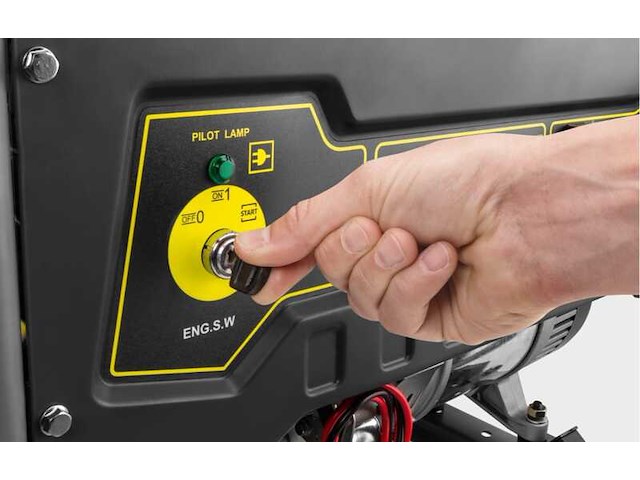 Benzine aggregaat 3kw karcher, pgg 3/1, grijs - afbeelding 2 van  3