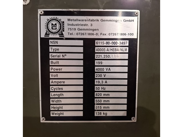 Benzine aggregaat 5 kva silent, honda - afbeelding 7 van  16