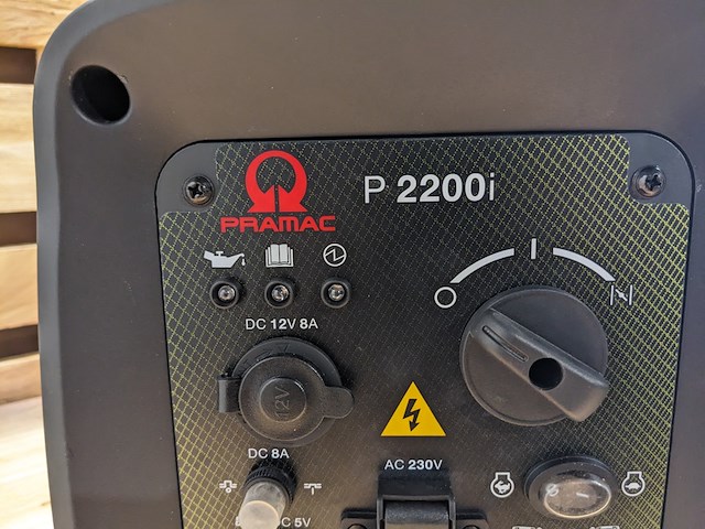Benzine aggregaat, pramac, p2200i, groen, 2022 - afbeelding 6 van  10