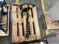 Benzine grondboormachine - afbeelding 1 van  5