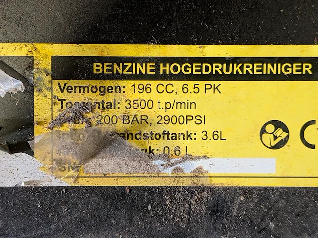 Benzine hogedrukreiniger kibani - afbeelding 7 van  7