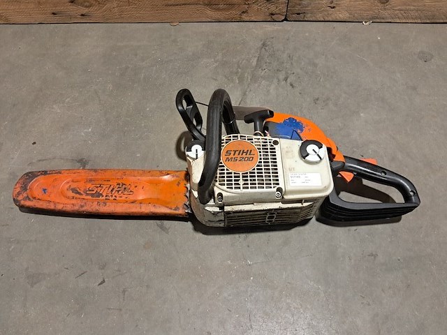 Benzine kettingzaag, stihl, ms 200, 2007 - afbeelding 1 van  9