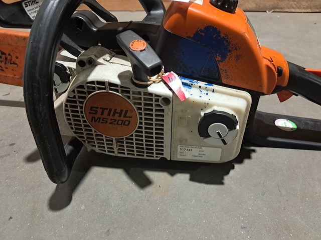 Benzine kettingzaag, stihl, ms 200, 2007 - afbeelding 4 van  9
