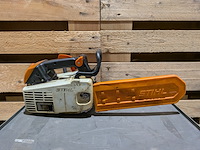 Benzine kettingzaag, stihl, ms 200t, 2002, incl. kunststof stapelbak - afbeelding 4 van  8