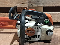 Benzine kettingzaag, stihl, ms 200t, 2008, incl. 4x stokheggenschaar - afbeelding 10 van  16