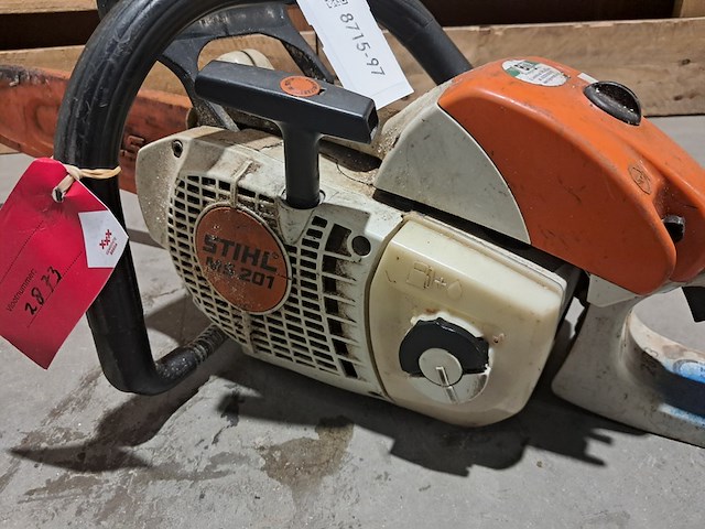 Benzine kettingzaag, stihl, ms 201 - afbeelding 3 van  8