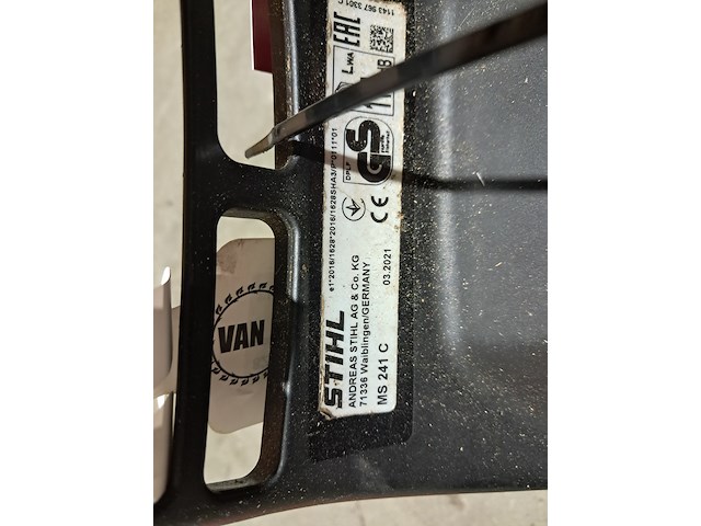 Benzine kettingzaag, stihl, ms 241 c, 2021 - afbeelding 5 van  9
