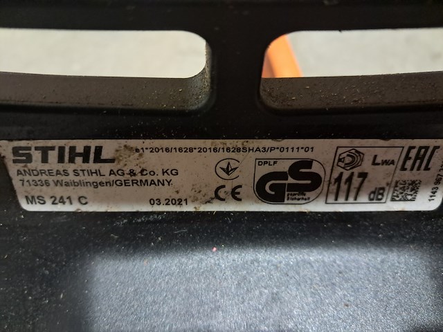 Benzine kettingzaag, stihl, ms 241 c, 2021 - afbeelding 5 van  8