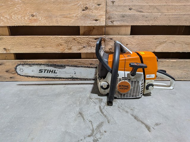 Benzine kettingzaag, stihl, ms 341, 2011 - afbeelding 2 van  6