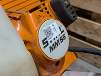 Benzine multimotor, stihl, mm55, met 3x rolbezem - afbeelding 9 van  10