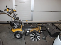 Benzine veegmachine texas smart sweep 800, werkbreedte 80 cm. 3 versnellingen vooruit en 1 achteruit. motor... - afbeelding 3 van  4