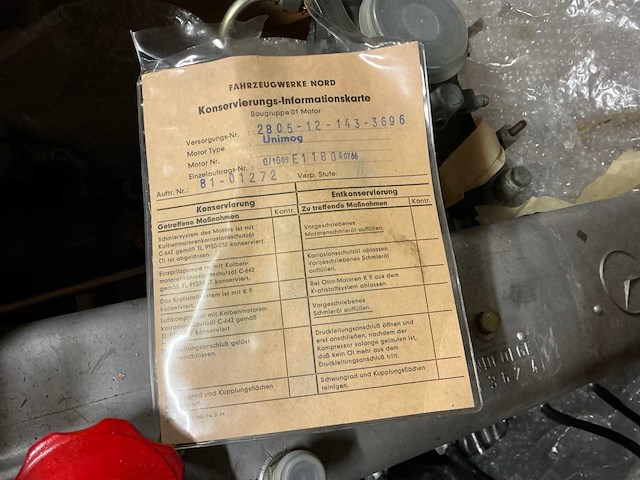 Benzinemotor unimog “6 cilinder” (ongebruikt) - afbeelding 12 van  13