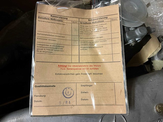 Benzinemotor unimog “6 cilinder” (ongebruikt) - afbeelding 13 van  13