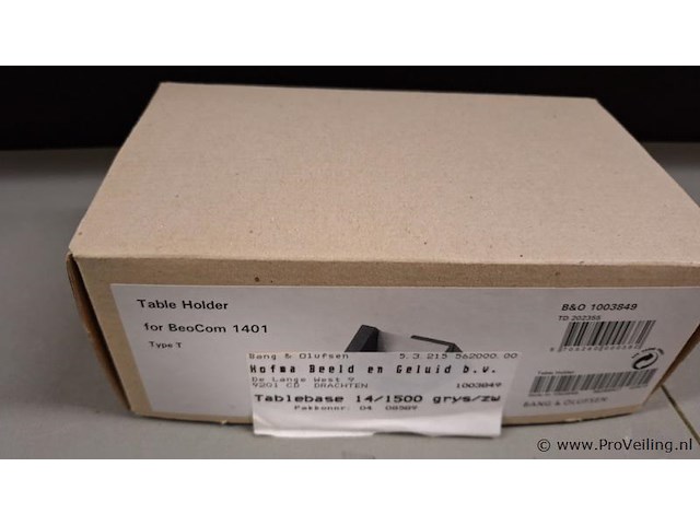 Beocom tafelstandaard type 1500 t.b.v. bang & olufsen telefoon - afbeelding 3 van  3