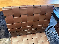 Bepurehome - icon - eetkamerstoel met gevlochten leren zitting (2x) - afbeelding 2 van  3