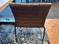 Bepurehome - icon - eetkamerstoel met gevlochten leren zitting (2x) - afbeelding 3 van  3