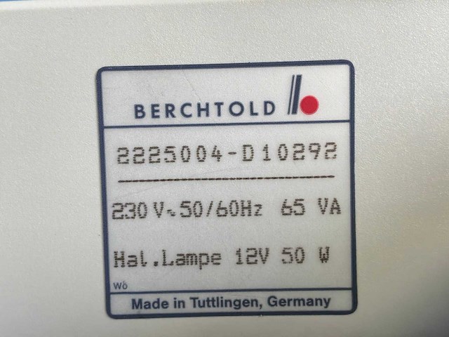 Berchtold - chromophare d300 - onderzoekslamp (2x) - afbeelding 7 van  15