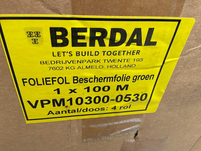 Berdal rol beschermfolie (18x) - afbeelding 2 van  2