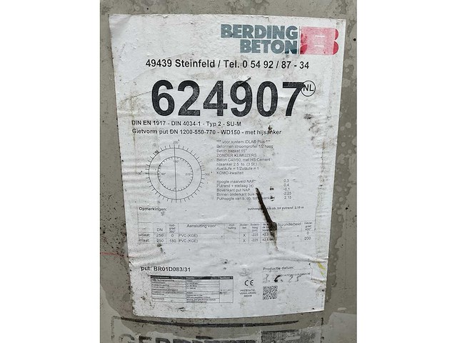 Berding beton wd150 624907 4-delige gietvorm put - afbeelding 6 van  6