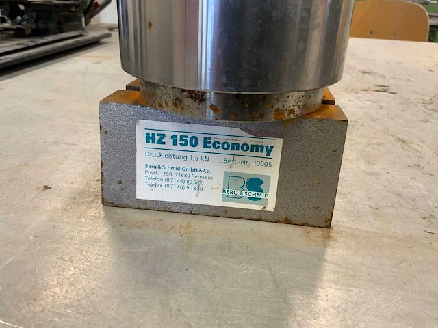 Berg & schmid hz 150 economy drukpers - afbeelding 3 van  5