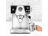 Bergamo espresso en capuccino koffiemachine touchpaneel 20 bar 1350w zilver - afbeelding 4 van  6