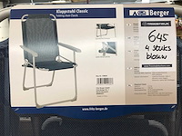Berger classic campingstoel (4x) - afbeelding 4 van  4