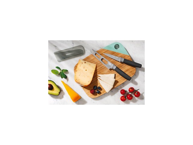 Berghoff leo snijplank en messenset groen - afbeelding 2 van  2