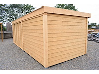 Berging met overkapping - 550x300x245 cm - afbeelding 3 van  4