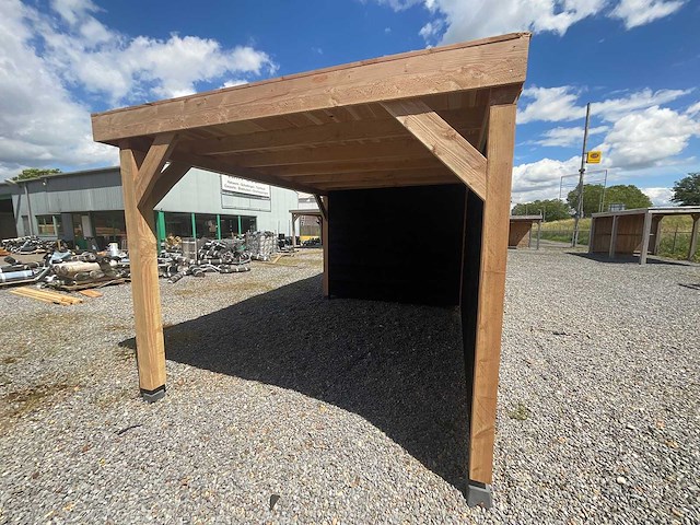 Berging met overkapping 550x300x245 cm - afbeelding 6 van  10