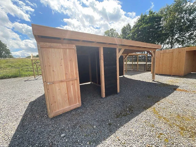 Berging met overkapping 550x300x245 cm - afbeelding 9 van  10