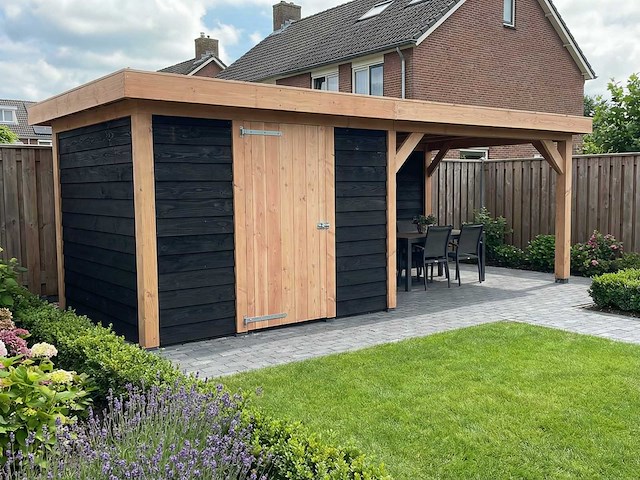 Berging met overkapping 650x400x245 cm - afbeelding 1 van  10