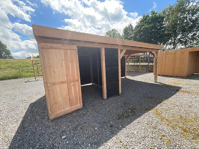 Berging met overkapping 700x300x245 cm - afbeelding 9 van  10